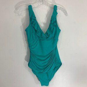 Ralph Lauren Tummy Control Ruffle bathing Suit